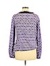 Tory Burch 100% Silk Purple Long Sleeve Silk Top Size 6 - photo 2