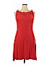Ann Taylor Red Casual Dress Size L (petite) - photo 1