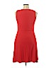 Ann Taylor Red Casual Dress Size L (petite) - photo 2