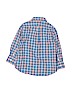 Crewcuts 100% Cotton Checkered-gingham Blue Long Sleeve Button-Down Shirt Size 2T - photo 2