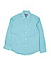 Chaps Blue Long Sleeve Button-Down Shirt Size 10 - 12 - photo 1