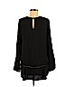 Mossimo 100% Polyester Black Long Sleeve Blouse Size M - photo 2