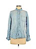 Mossimo Supply Co. 100% Lyocell Blue Long Sleeve Button-Down Shirt Size M - photo 1