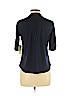 Perseption 100% Rayon Blue 3/4 Sleeve Top Size M (petite) - photo 2