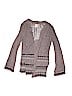 Justice 100% Cotton Gray Cardigan Size 8 - photo 1