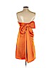 BCBGMAXAZRIA 100% Polyester Orange Cocktail Dress Size 4 - photo 2