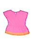 Cherokee 100% Polyester Pink Short Sleeve Blouse Size 3T - photo 2