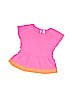 Cherokee 100% Polyester Pink Short Sleeve Blouse Size 3T - photo 1