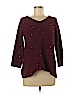 Chico's Purple Pullover Sweater Size Med Petite (1) - photo 1