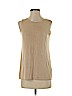 Eileen Fisher 100% Tencel Lyocell Tan Sleeveless Top Size S (petite) - photo 1