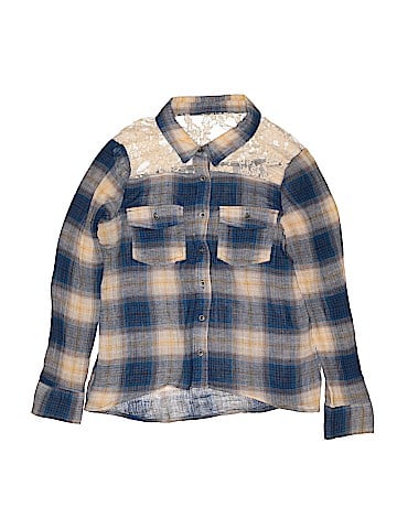 Mudd Girls Long Sleeve Blouse (view 1)