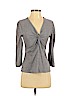 Ann Taylor Silver Long Sleeve Top Size S (petite) - photo 1
