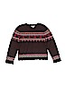 Garnet Hill Print Brown Wool Pullover Sweater Size XL (kids) - photo 1
