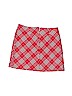 Maria Casero 100% Acrylic Plaid Red Skirt Size 7 - photo 2