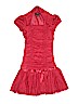 Iz Byer 100% Polyester Red Special Occasion Dress Size 4T - photo 1