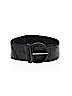 Unbranded 100% Leather Solid Black Leather Belt Size M - photo 1