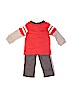 Carter's 100% Cotton Red Long Sleeve T-Shirt 9-12 MO / 12 MO - photo 2