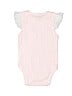 Kyle & Deena 100% Cotton Pink Short Sleeve Onesie Size 6-9 mo - photo 2