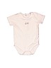 Kissy Kissy 100% Pima Cotton Graphic White Short Sleeve Onesie Size 6-9 mo - photo 1