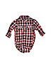 OshKosh B'gosh 100% Cotton Red Long Sleeve Onesie 9-12 MO / 12 MO - photo 1