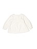 Just One Year by Carter's 100% Polyester Ivory Long Sleeve Top 6-9 MO / 9 MO - photo 2