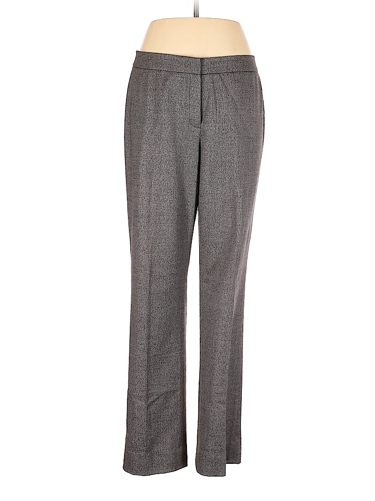 Lafayette 148 New York Brown Wool Pants Size 10 - photo 1