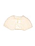 Copper Key 100% Polyester Solid Ivory Cardigan Size M (toddler) - photo 1