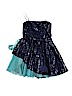 Un Deux Trois 100% Polyester Blue Special Occasion Dress Size 16 - photo 1