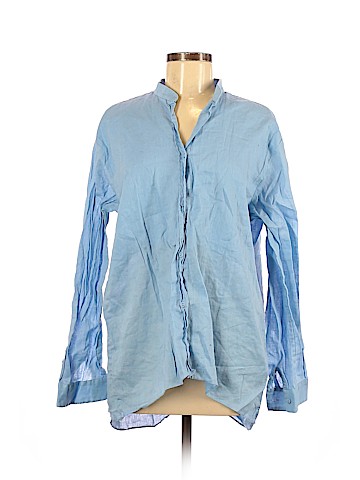 Tibi Long Sleeve Button-Down Shirt (view 1)