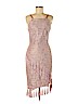 Bronx & Banco 100% Polyester Pink Cocktail Dress Size M - photo 1