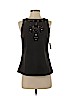 Ann Taylor 100% Polyester Black Sleeveless Blouse Size 4 (petite) - photo 1