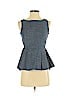 Banana Republic 100% Cotton Blue Sleeveless Blouse Size 0 - photo 1