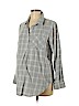 Old Navy 100% Cotton Gray Long Sleeve Button-Down Shirt Size L - photo 1