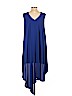 BCBGMAXAZRIA 100% Polyester Blue Cocktail Dress Size XXS - photo 2