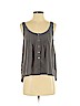 Zoa 100% Polyester Gray Sleeveless Blouse Size S - photo 1