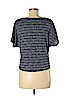 Caution to the Wind Blue Short Sleeve Top Size M - photo 2
