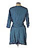 Gap 100% Cotton Blue Casual Dress Size L (petite) - photo 2