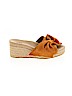 Ugg Australia 100% Leather Orange Wedges Size 8 - photo 1