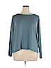 Eileen Fisher Blue Long Sleeve T-Shirt Size XL - photo 1