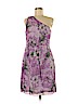 J. Crew Collection 100% Silk Purple Casual Dress Size 10 - photo 1