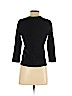 Ann Taylor Black 3/4 Sleeve Silk Top Size S (petite) - photo 2