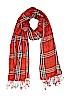 Unbranded Plaid Red Scarf One size - photo 1