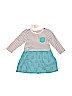 Gymboree 100% Cotton Stripes Blue Dress Size 6-12 mo - photo 1