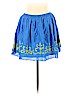 Calypso St. Barth 100% Cotton Blue Casual Skirt Size L - photo 2