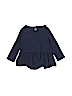Baby Gap 100% Cotton Solid Blue Long Sleeve Top Size 3 - photo 1