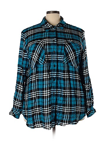 Lane Bryant Long Sleeve Button-Down Shirt (view 1)