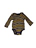 Baby Gap 100% Cotton Stripes Blue Long Sleeve Onesie Size 6-12 mo - photo 1