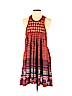 Free People Orange Casual Dress Size L - photo 1