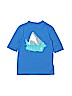 Cat & Jack Graphic Blue Rash Guard Size 4 - 5 - photo 1