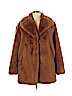 Zara Brown Faux Fur Jacket Size L - photo 1